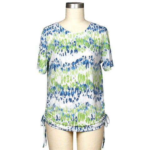 Garden Blue Indigo Moon Top