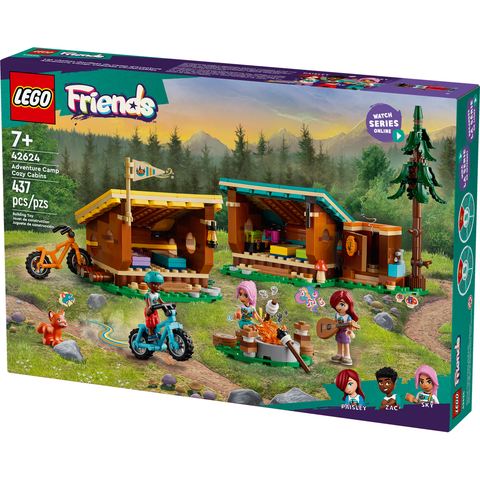 LEGO Friends Adventure Camp Cozy Cabins Camping Toy 42624 C