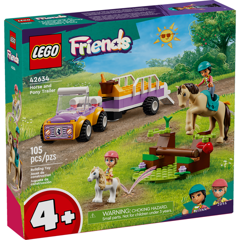 LEGO Friends Horse and Pony Trailer Toy 42634
