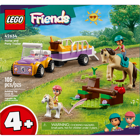 LEGO Friends Horse and Pony Trailer Toy 42634 A