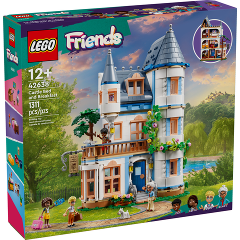 LEGO Friends Castle Bed and Breakfast Hotel Playset 42638