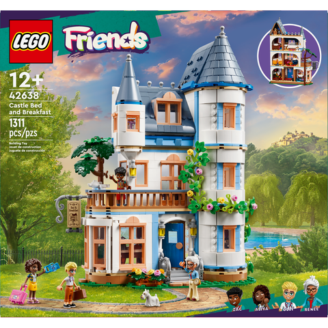 LEGO Friends Castle Bed and Breakfast Hotel Playset 42638