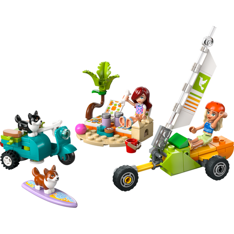 LEGO Friends Surfing Dogs and Scooter Adventure Building Toy 42641