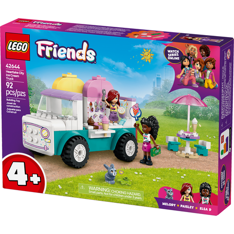 LEGO Friends Heartlake City Ice Cream Truck Pretend-Play Building Kit 42644