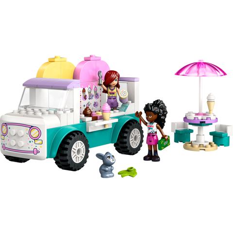 LEGO Friends Heartlake City Ice Cream Truck Pretend-Play Building Kit 42644