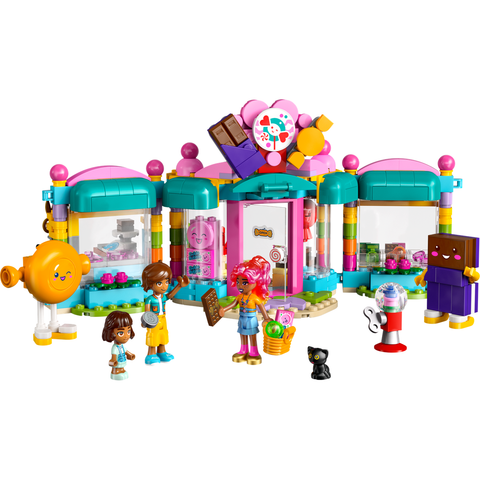 LEGO Friends Heartlake City Candy Store Pretend-Play Set, Role-Play Toy 42649