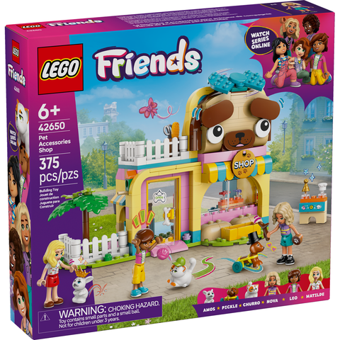 LEGO Friends Pet Accessories Shop Toy Building Playset 42650