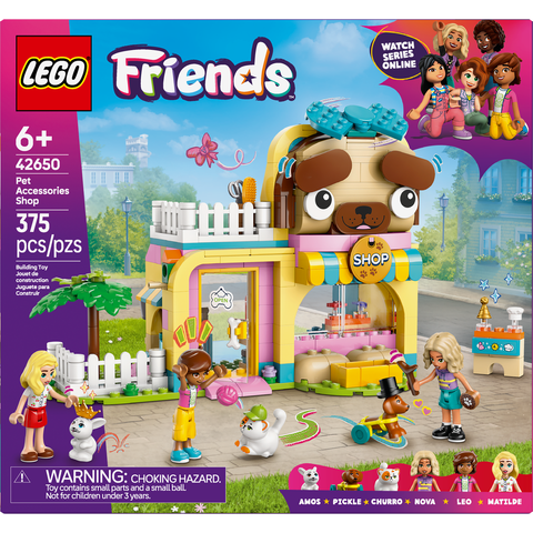 LEGO Friends Pet Accessories Shop Toy Building Playset 42650