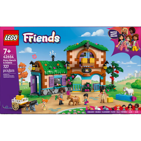 LEGO Friends Pony Ranch & Stable Building Toy 42654