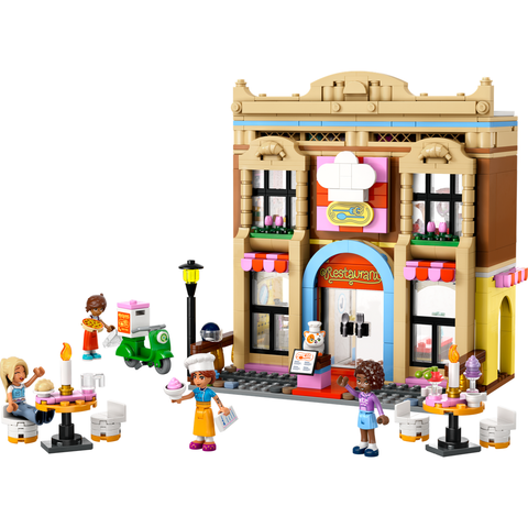 LEGO Friends Restaurant and Cooking School Pretend-Play Role-Play Toy 42655