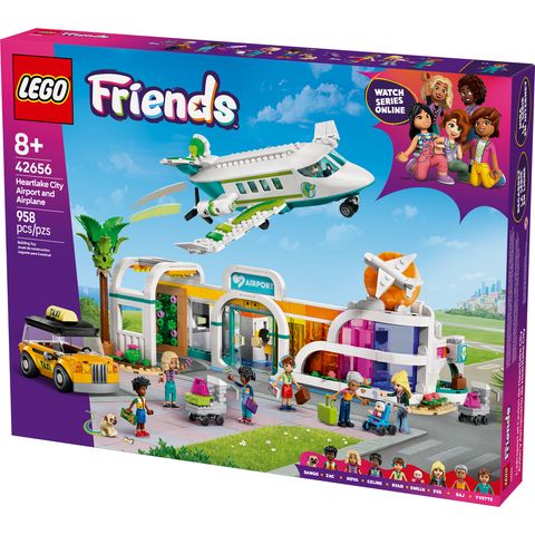LEGO Friends Heartlake City Airport and Airplane Building Kit Playset 42656