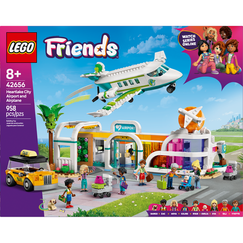 LEGO Friends Heartlake City Airport and Airplane Building Kit Playset 42656