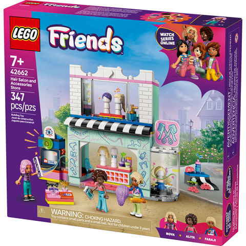 LEGO Friends Hair Salon and Accessories Store Creative Pretend-Play Toy 42662