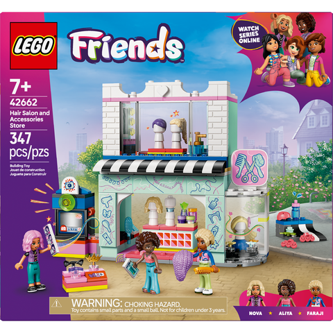 LEGO Friends Hair Salon and Accessories Store Creative Pretend-Play Toy 42662