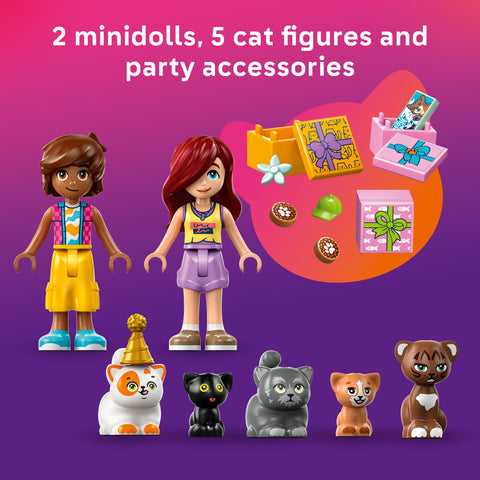 LEGO Friends Cat Birthday Party & Tree House 42666