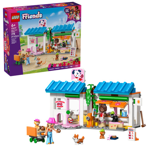 LEGO Friends Dog Treats Bakery Building Toy Playset 42677
