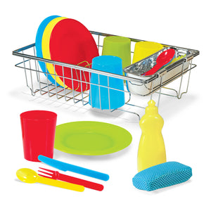 Melissa & Doug Wash & Dry Dish Set