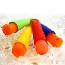 Silicone Ice Pop Maker 4 Pack on ice