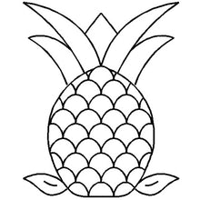 8" x 10" Pineapple Quilting Stencil 432