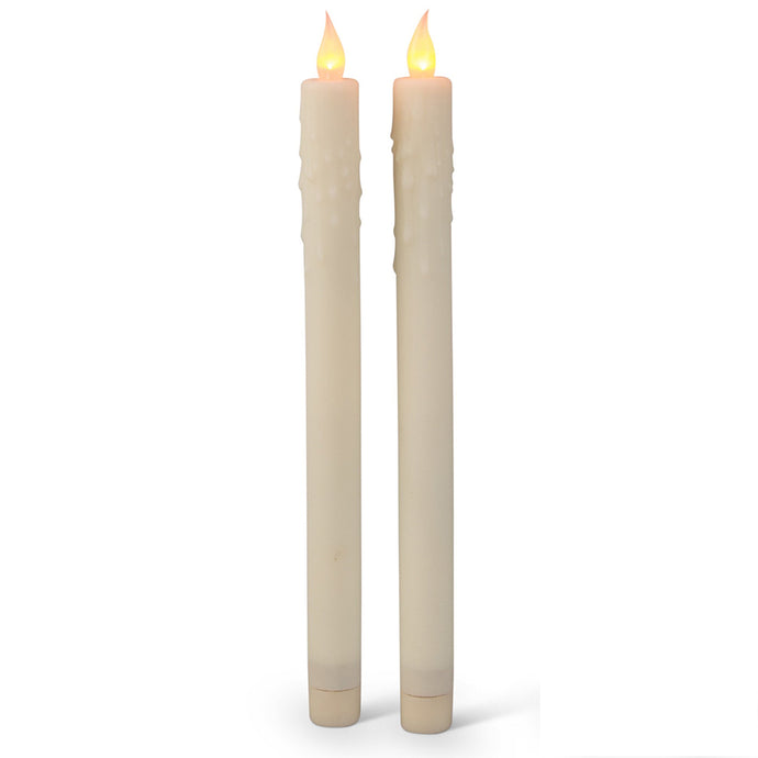 2-Piece LED Taper Candles Set 43213