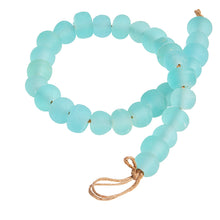 Blue Glass Bead Strand 4324321