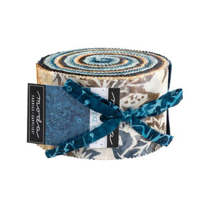 Blue Ridge Batiks Cotton Fabric Jelly Roll 4367