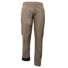 Polar King men's Shield Flex Fleece Lined work pants in khaki