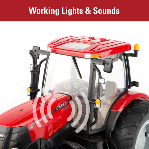 Big Farm Case IH 1:16 Scale Puma 195 Tractor with Spreader 44390