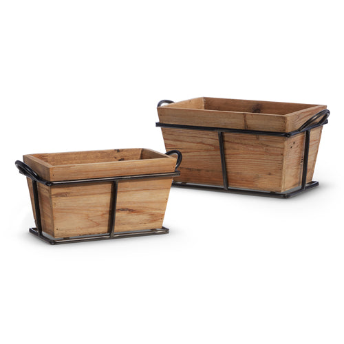 Wood Planters