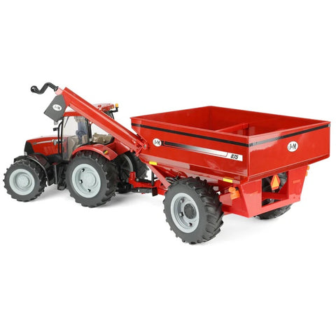 ERTL Big Farm 1/16 Case IH Puma 215 Tractor with J&M Grain Cart Wagon 44459