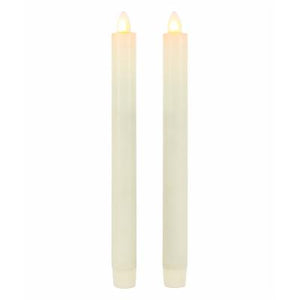 Set of 2 LED Aurora Taper Candles 44613