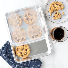 Cookies in Partially Opened Pan