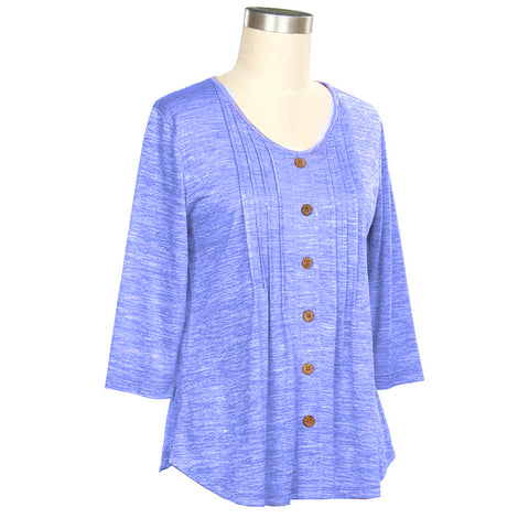 Lavilicious 3/4 Sleeve Travel Seeker Top 464B-S2829
