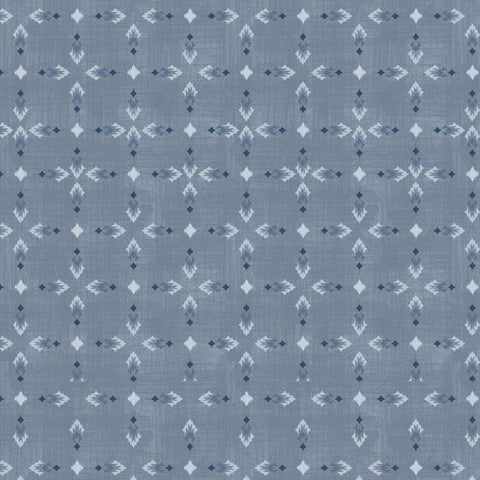 blue, Timberland Trails Collection Tribal All Over Cotton Fabric 45607