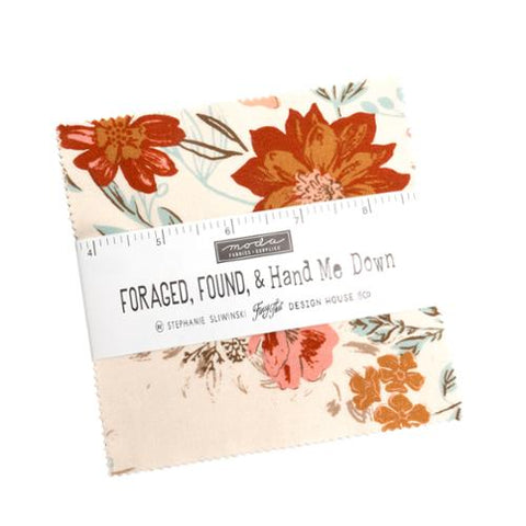 Foraged Found and Hand Me Down Collection Cotton Fabric Charm Pack 45630PP