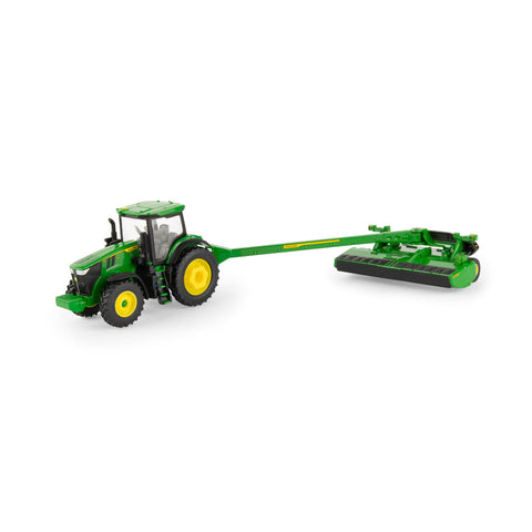 John Deere 1:64 Scale 7R 270 Tractor with C500 Mower � Die-Cast Metal Replica 45889