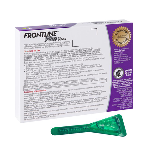 45 to 88 lb. Dog Flea and Tick Liquid Drops 0.09 oz. 3 pk 2520 B