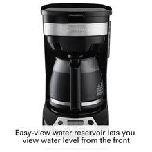 Easy-view water reservoir lets you view water level from the front