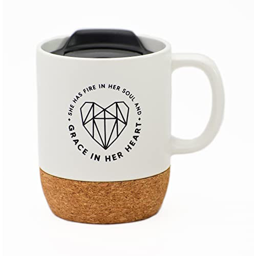 Grace in Her Heart Cork Bottom Mug 4631