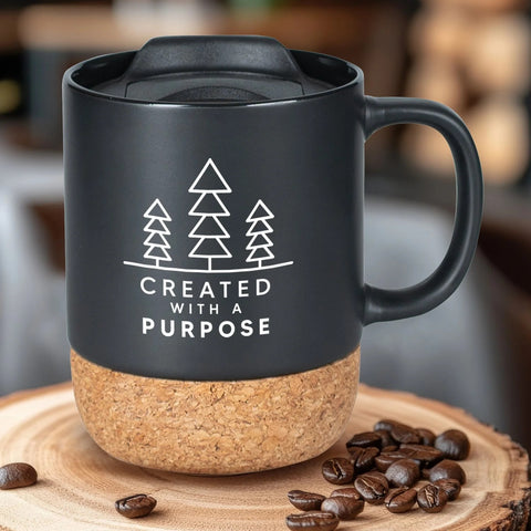 Created With A Purpose Cork Bottom Mug 4632