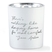 There's Nothing Like Staying Home Matte White Candle Holder with Sentiment 474477