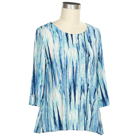 Blue Denim Art Print Top 474B-S2369