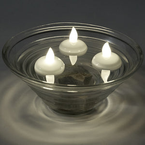 Tealights Floating on Water