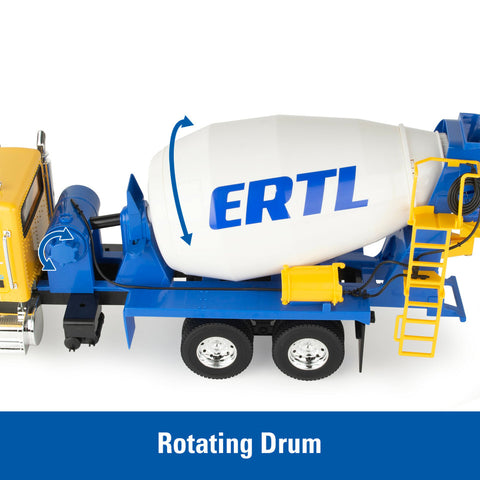 Big Farm Peterbilt 1:16 Scale Cement Mixer Toy with Lights & Sounds 47601