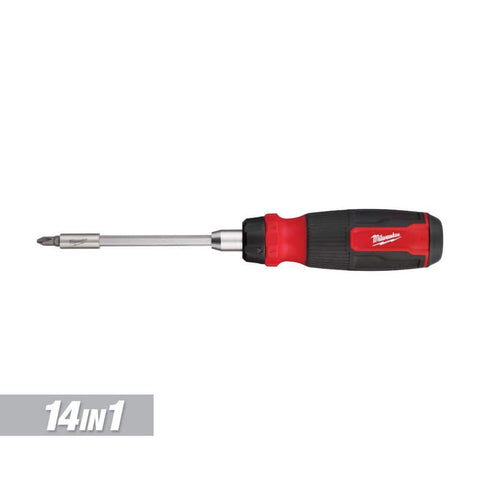 Tool 14-In-1 Ratcheting Multi-Bit Screwdriver 48