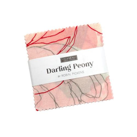 Darling Peony Collection Cotton Fabric Charm Pack 48790MC