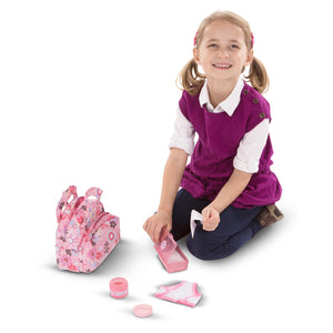 girl with diaper bag set