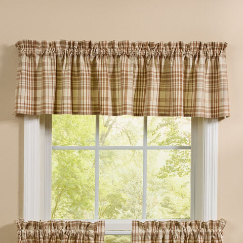 Currant Plaid Curtains 4891-430
valance