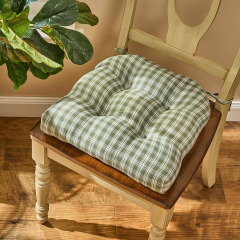 Stafford Ivy Chair Pad 4898-582G
displayed on wooden chair