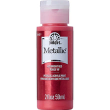 Bright Red Metallic Acrylic Paint 493